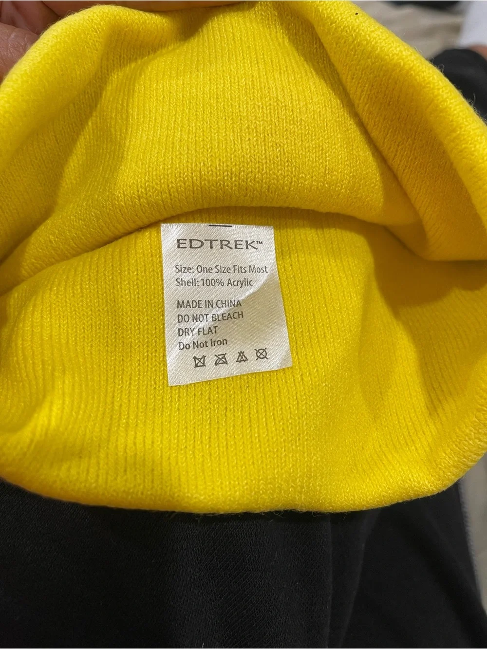 Edtrek Kids Turkey Beanie Hat - Yellow & Light Blue